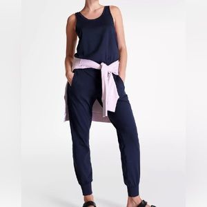 Sweaty Betty Gary jumpsuit in Navy size small
